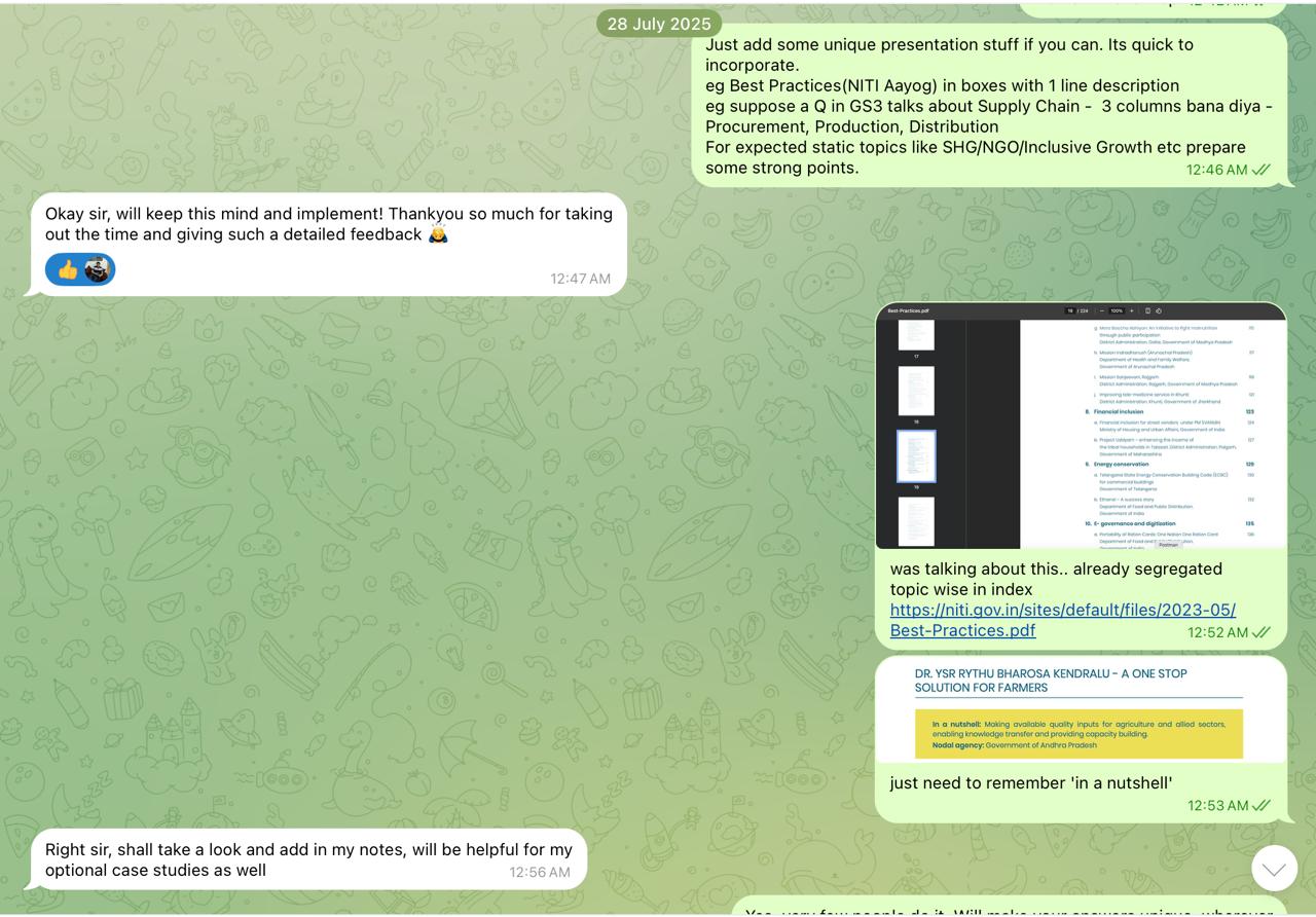 Shubhankar testimonial 3